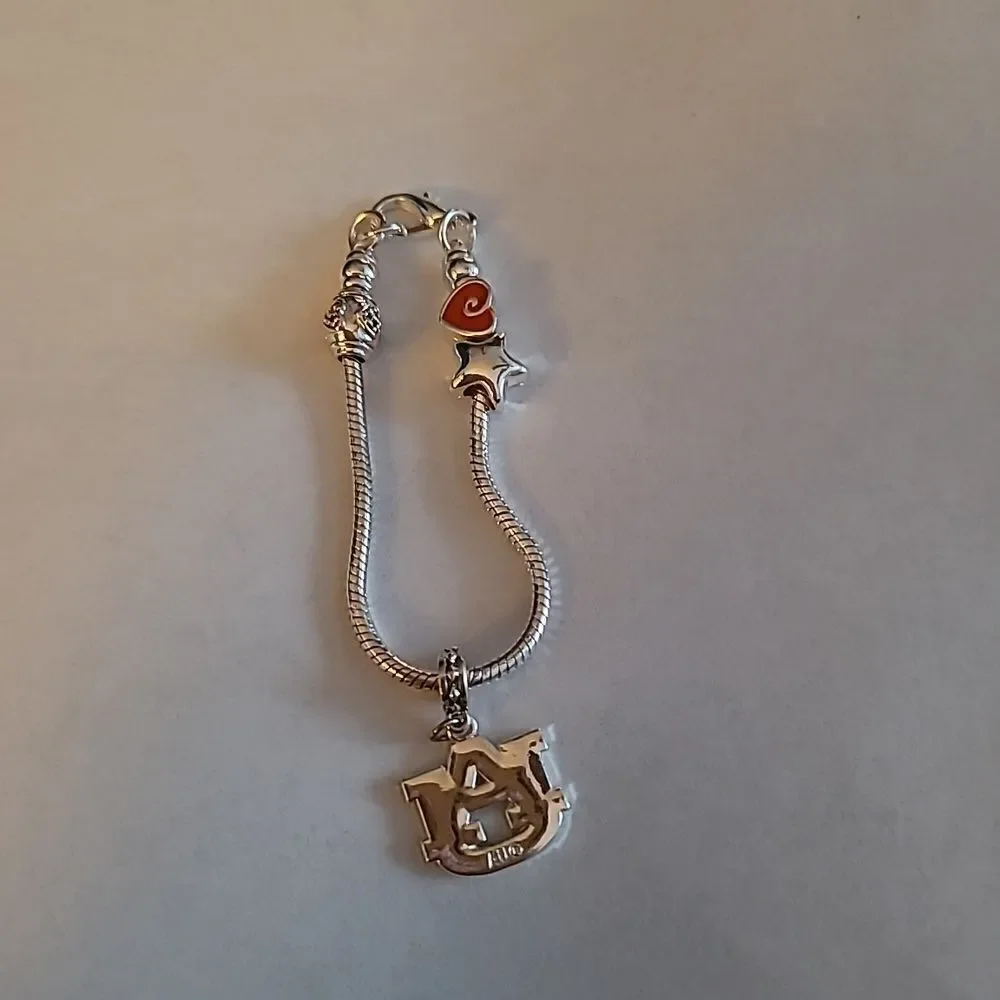University of Auburn Charm Bracelet